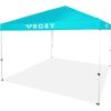 image:imageRoxy 10x10 Pop Up Canopy  UPF 50 Outdoor Beach Tent with OnePush Setup  Portable Shade Shelter for Beach Tailgate Festivals Camping  WaterResistant Folding Gazebo with Wheeled BagTeal