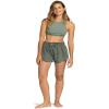 image:imageRoxy Womens Beach Shorts  Loose Fitted Elastic Waist Drawcord Swim Shorts QuickDry Board ShortsAgave