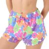 image:imageRoxy Womens Beach Shorts  Loose Fitted Elastic Waist Drawcord Swim Shorts QuickDry Board ShortsLime