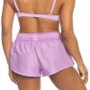 image:imageRoxy Womens Beach Shorts  Loose Fitted Elastic Waist Drawcord Swim Shorts QuickDry Board ShortsPetal