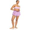 image:imageRoxy Womens Beach Shorts  Loose Fitted Elastic Waist Drawcord Swim Shorts QuickDry Board ShortsPetal