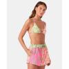 image:imageRoxy Womens Beach Shorts  Loose Fitted Elastic Waist Drawcord Swim Shorts QuickDry Board ShortsPink Combo