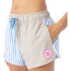 image:imageRoxy Womens Beach Shorts  Loose Fitted Elastic Waist Drawcord Swim Shorts QuickDry Board ShortsStripe