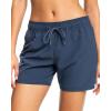 image:imageRoxy Womens Board Shorts 5 Inseam Elastic amp Drawcord Waist Quick Dry Swim Bottoms Bikini Cover UpIndigo