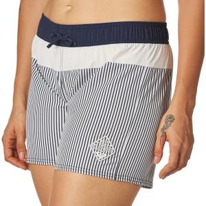 image:imageRoxy Womens Board Shorts 5 Inseam Elastic amp Drawcord Waist Quick Dry Swim Bottoms Bikini Cover UpMood Indigo Colif Stripes212