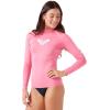 image:imageRoxy Womens Long Sleeve Compression Fit Rashguard UPF 50 Quick Dry Recycled Swim ShirtBubblegum Pink