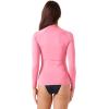 image:imageRoxy Womens Long Sleeve Compression Fit Rashguard UPF 50 Quick Dry Recycled Swim ShirtBubblegum Pink