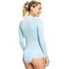 image:imageRoxy Womens Long Sleeve Compression Fit Rashguard UPF 50 Quick Dry Recycled Swim ShirtCool Baby Blue