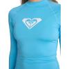 image:imageRoxy Womens Long Sleeve Compression Fit Rashguard UPF 50 Quick Dry Recycled Swim ShirtEthereal Blue