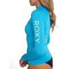 image:imageRoxy Womens Long Sleeve Compression Fit Rashguard UPF 50 Quick Dry Recycled Swim ShirtHawaiian Ocean