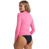 image:imageRoxy Womens Long Sleeve Compression Fit Rashguard UPF 50 Quick Dry Recycled Swim ShirtSangria Sunset