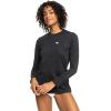 image:imageRoxy Womens Long Sleeve Loose Fit Rashguard UPF 50 QuickDry Recycled Swim ShirtAnthracite