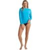 image:imageRoxy Womens Long Sleeve Loose Fit Rashguard UPF 50 QuickDry Recycled Swim ShirtHawaiian Ocean