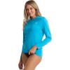 image:imageRoxy Womens Long Sleeve Loose Fit Rashguard UPF 50 QuickDry Recycled Swim ShirtHawaiian Ocean