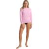 image:imageRoxy Womens Long Sleeve Loose Fit Rashguard UPF 50 QuickDry Recycled Swim ShirtLilac Sachet
