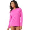 image:imageRoxy Womens Long Sleeve Loose Fit Rashguard UPF 50 QuickDry Recycled Swim ShirtPink