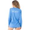 image:imageRoxy Womens Long Sleeve Loose Fit Rashguard UPF 50 QuickDry Recycled Swim ShirtSail Blue