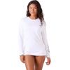 image:imageRoxy Womens Long Sleeve Loose Fit Rashguard UPF 50 QuickDry Recycled Swim ShirtSnow