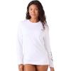 image:imageRoxy Womens Long Sleeve Loose Fit Rashguard UPF 50 QuickDry Recycled Swim ShirtSnow