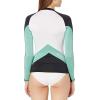 image:imageRoxy Womens Long Sleeve Loose Fit Rashguard UPF 50 QuickDry Recycled Swim ShirtTrue Black