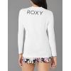 image:imageRoxy Womens Long Sleeve Loose Fit Rashguard UPF 50 QuickDry Recycled Swim ShirtWhite