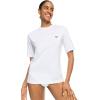 image:imageRoxy Womens Long Sleeve Loose Fit Rashguard UPF 50 QuickDry Recycled Swim ShirtWhite