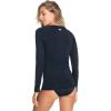 image:imageRoxy Womens Long Sleeve Zipped Rashguard  UPF 50 Stretch Fit Swim Surfsuit QuickDry Swim ShirtBlack