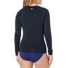 image:imageRoxy Womens Long Sleeve Zipped Rashguard  UPF 50 Stretch Fit Swim Surfsuit QuickDry Swim ShirtBlack