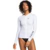 image:imageRoxy Womens Long Sleeve Zipped Rashguard  UPF 50 Stretch Fit Swim Surfsuit QuickDry Swim ShirtWhite