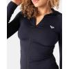 image:imageRoxy Womens Long Sleeve Zipup Hooded Rashguard  UPF 50 Sun Protection QuickDry Swim ShirtAnthracite