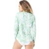 image:imageRoxy Womens Short Sleeve Loose Fit Rashguard UPF 50 QuickDry Recycled Swim ShirtSeafoam
