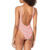 image:imageRoxy Womens Standard Hello July One Piece SwimsuitPoppy Red Vicky Stripes 212
