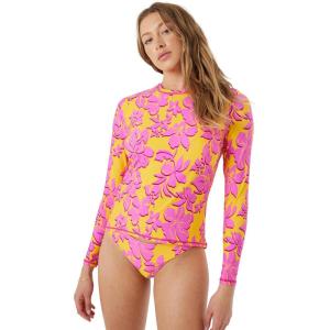image:imageRoxy Womens Short Sleeve Loose Fit Rashguard UPF 50 QuickDry Recycled Swim ShirtGolden Rod