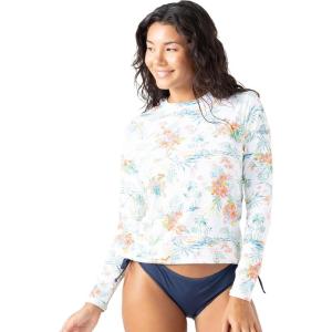 image:imageRoxy Womens Short Sleeve Loose Fit Rashguard UPF 50 QuickDry Recycled Swim ShirtMix