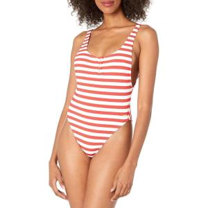 image:imageRoxy Womens Standard Hello July One Piece SwimsuitPoppy Red Vicky Stripes 212