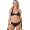 image:imageRoxy Womens Bikini Top  UPF 50 QuickDry Removable Pads Swimsuit Top Surf amp BeachwearAnthracite Black
