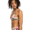 image:imageRoxy Womens Bikini Top  UPF 50 QuickDry Removable Pads Swimsuit Top Surf amp BeachwearBlack