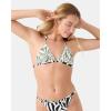 image:imageRoxy Womens Bikini Top  UPF 50 QuickDry Removable Pads Swimsuit Top Surf amp BeachwearBlack Mix