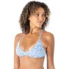 image:imageRoxy Womens Bikini Top  UPF 50 QuickDry Removable Pads Swimsuit Top Surf amp BeachwearBlue
