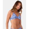 image:imageRoxy Womens Bikini Top  UPF 50 QuickDry Removable Pads Swimsuit Top Surf amp BeachwearBlue Combo