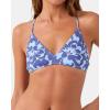 image:imageRoxy Womens Bikini Top  UPF 50 QuickDry Removable Pads Swimsuit Top Surf amp BeachwearBlue Combo