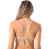 image:imageRoxy Womens Bikini Top  UPF 50 QuickDry Removable Pads Swimsuit Top Surf amp BeachwearCamel Ivory