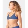 image:imageRoxy Womens Bikini Top  UPF 50 QuickDry Removable Pads Swimsuit Top Surf amp BeachwearDutch Blue