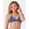 image:imageRoxy Womens Bikini Top  UPF 50 QuickDry Removable Pads Swimsuit Top Surf amp BeachwearDutch Blue