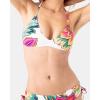 image:imageRoxy Womens Bikini Top  UPF 50 QuickDry Removable Pads Swimsuit Top Surf amp BeachwearFloral Multi