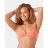 image:imageRoxy Womens Bikini Top  UPF 50 QuickDry Removable Pads Swimsuit Top Surf amp BeachwearHot Coral