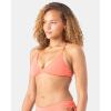 image:imageRoxy Womens Bikini Top  UPF 50 QuickDry Removable Pads Swimsuit Top Surf amp BeachwearHot Coral