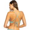 image:imageRoxy Womens Bikini Top  UPF 50 QuickDry Removable Pads Swimsuit Top Surf amp BeachwearMineral Blue