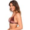 image:imageRoxy Womens Bikini Top  UPF 50 QuickDry Removable Pads Swimsuit Top Surf amp BeachwearSable