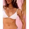 image:imageRoxy Womens Bikini Top  UPF 50 QuickDry Removable Pads Swimsuit Top Surf amp BeachwearWhite